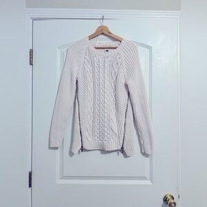 Michael Kors Side Zip Sweater Ivory